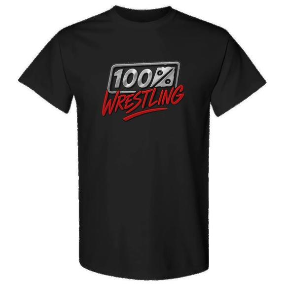 100 Wrestling New Logo Shirt - Picture 1 of 4